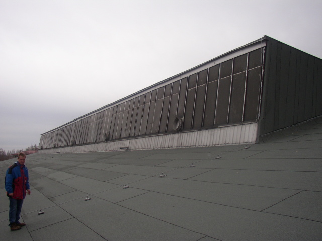 Oprava střechy haly 01
